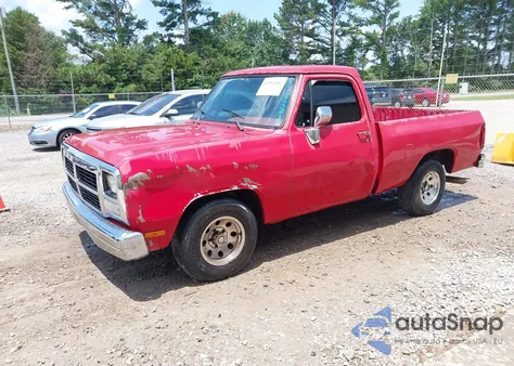 1991 Dodge D-Series D150 z USA, uszkodzony, nr VIN 1B7GE16Y8MS250020